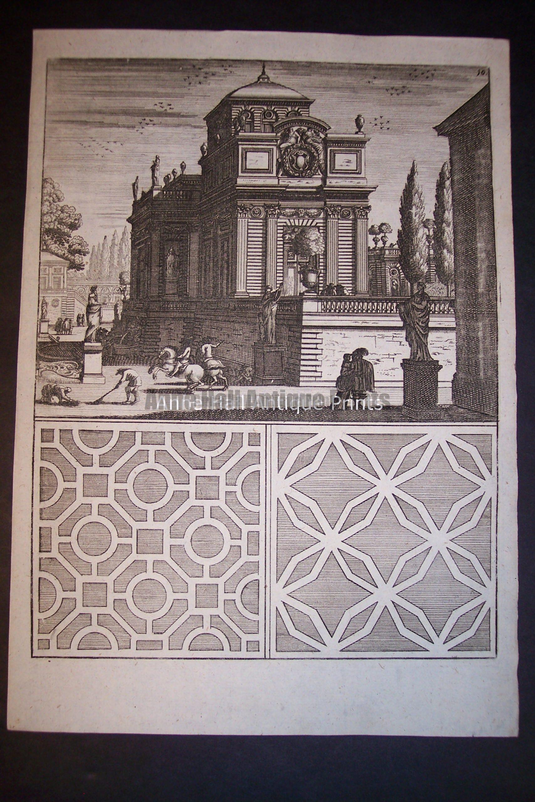 Architecture Bockler Fountain Print 0288