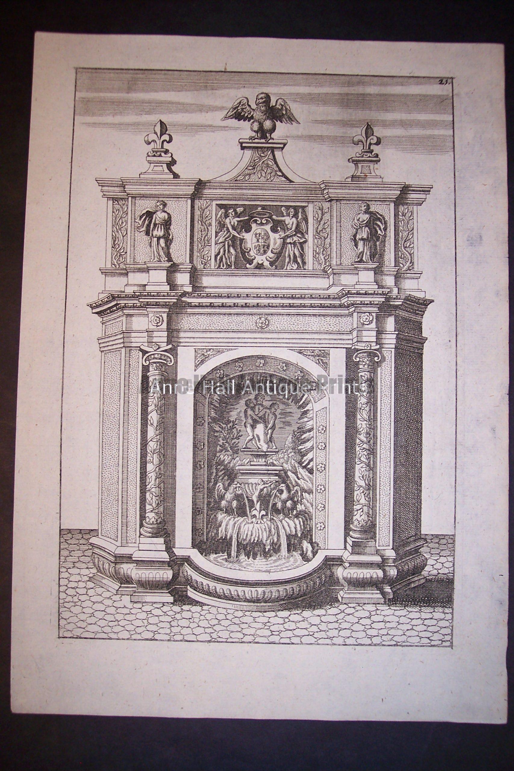 Bockler Fountain Print