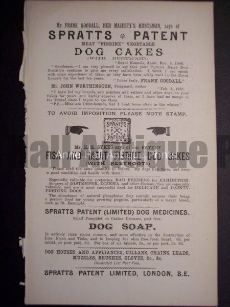 Dog Advertising Ephemera c.1900