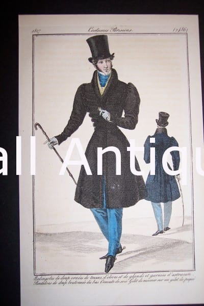 Fashion Prints: Men's 1833.