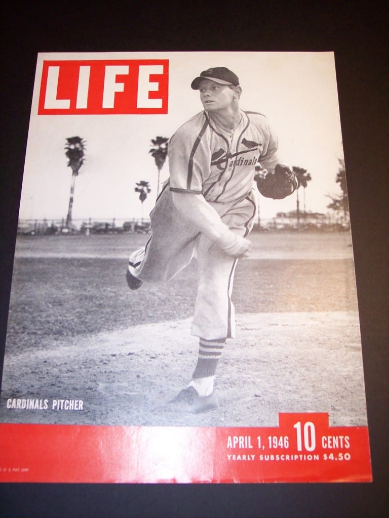 Old Baseball Life Magazine front cover @ 10x16" $45.