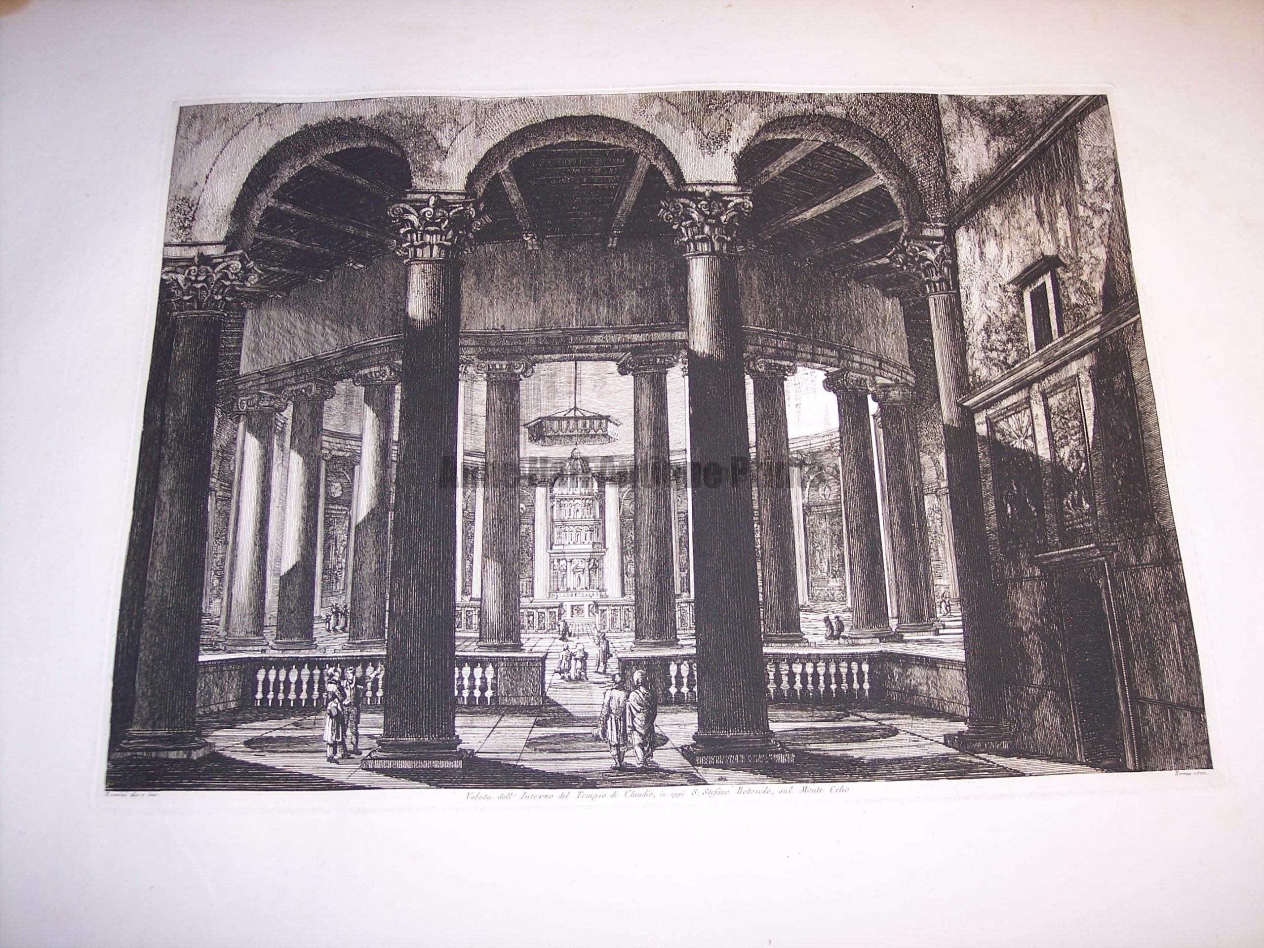 Rossini Etching of Rome 8074