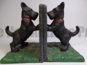 old bookends scottie dogs