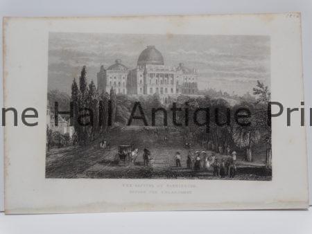 Capitol of America, Washington DC, Before Enlargement, 1872 6 x 9 1/4"  