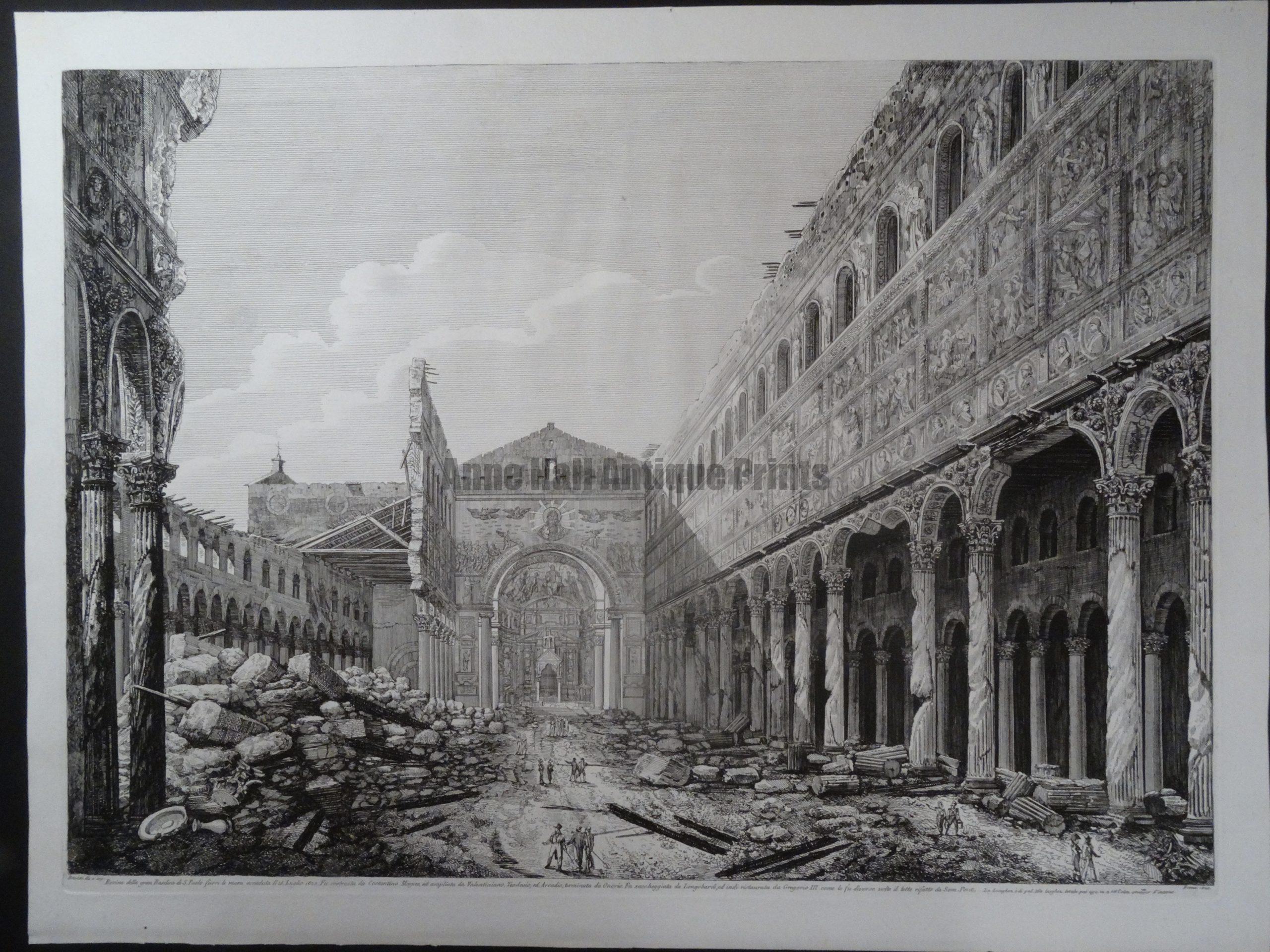 Basilica di S. Paollo, Roma 1823