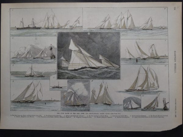 The June Races of the New York and Seawanhaka Yacht Clubs, 1889. 
