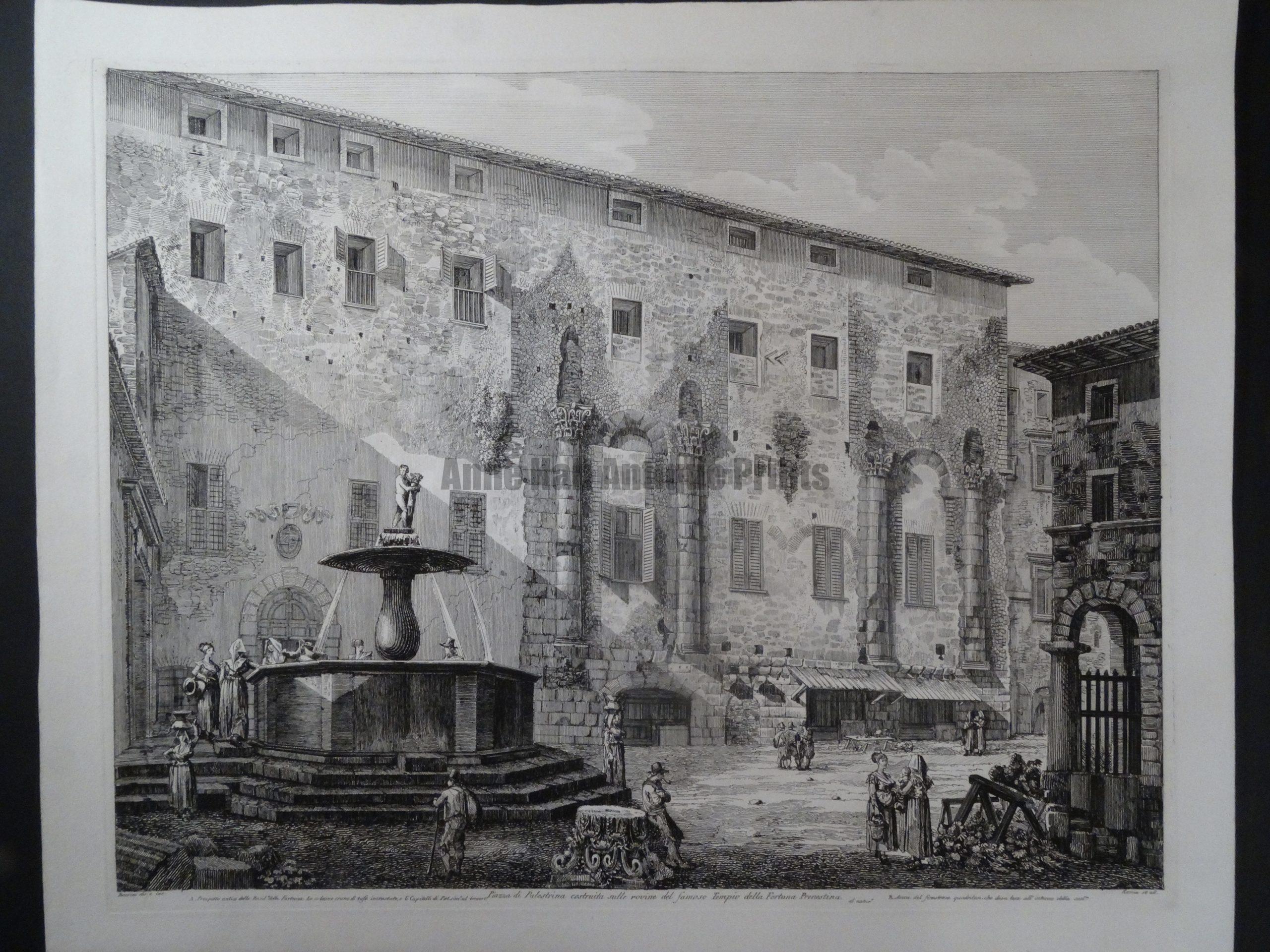 Piazza di Palestrina, Roma 1826