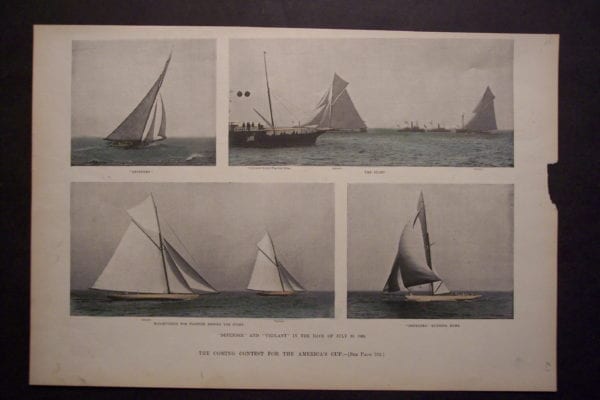 The Coming Contest for the America's Cup, 1895. 
