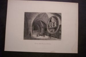The Great Wine Barrel at Heidelberg c.1860.